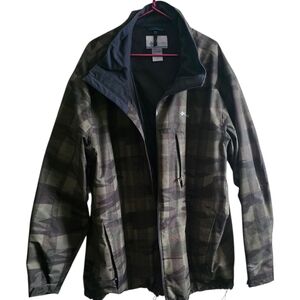 Columbia men's interchange jacket camouflage print Size 4XT